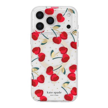Kate Spade | Protective MagSafe iPhone 18 Pro/17 Pro - Cherry Dot | KS061136