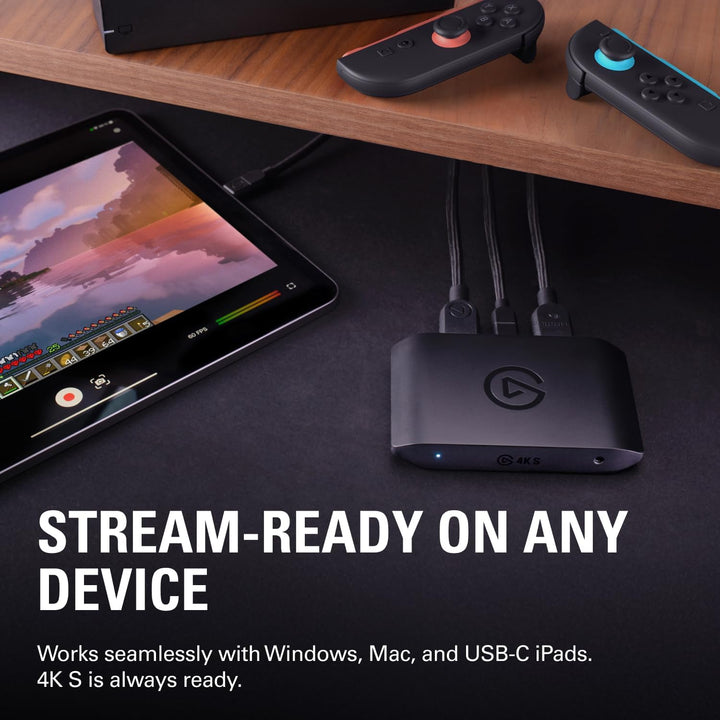 Elgato | 4K S External Capture Card - Black | 10GBR9901