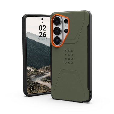 UAG | Civilian w/Magnet Case Samsung Galaxy S26 Ultra - Olive Drab/Orange | 214535117297