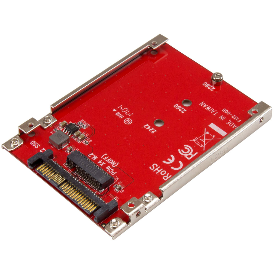 Startech | Adapter M.2 To U.2 M.2 PCIe NVMe SSDs | U2M2E125