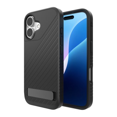 ZAGG | Denali GrapheneSnap Kickstand Case iPhone 16 - Black | 15-13403
