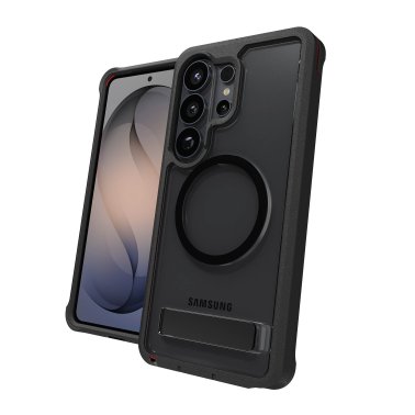 ZAGG | Graphene Rainier Snap Kickstand Case Samsung Galaxy S26 Ultra - Smoke Black | 0702321392