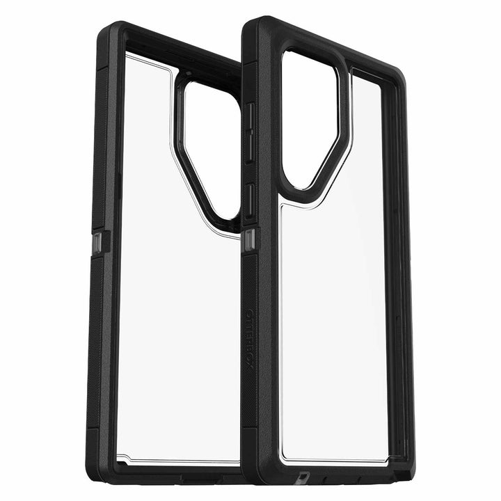 //// Otterbox | Defender XT Series Clear Case w/ MagSafe Samsung Galaxy S24 Ultra - Clear/Black (Dark Side) | 77-94727
