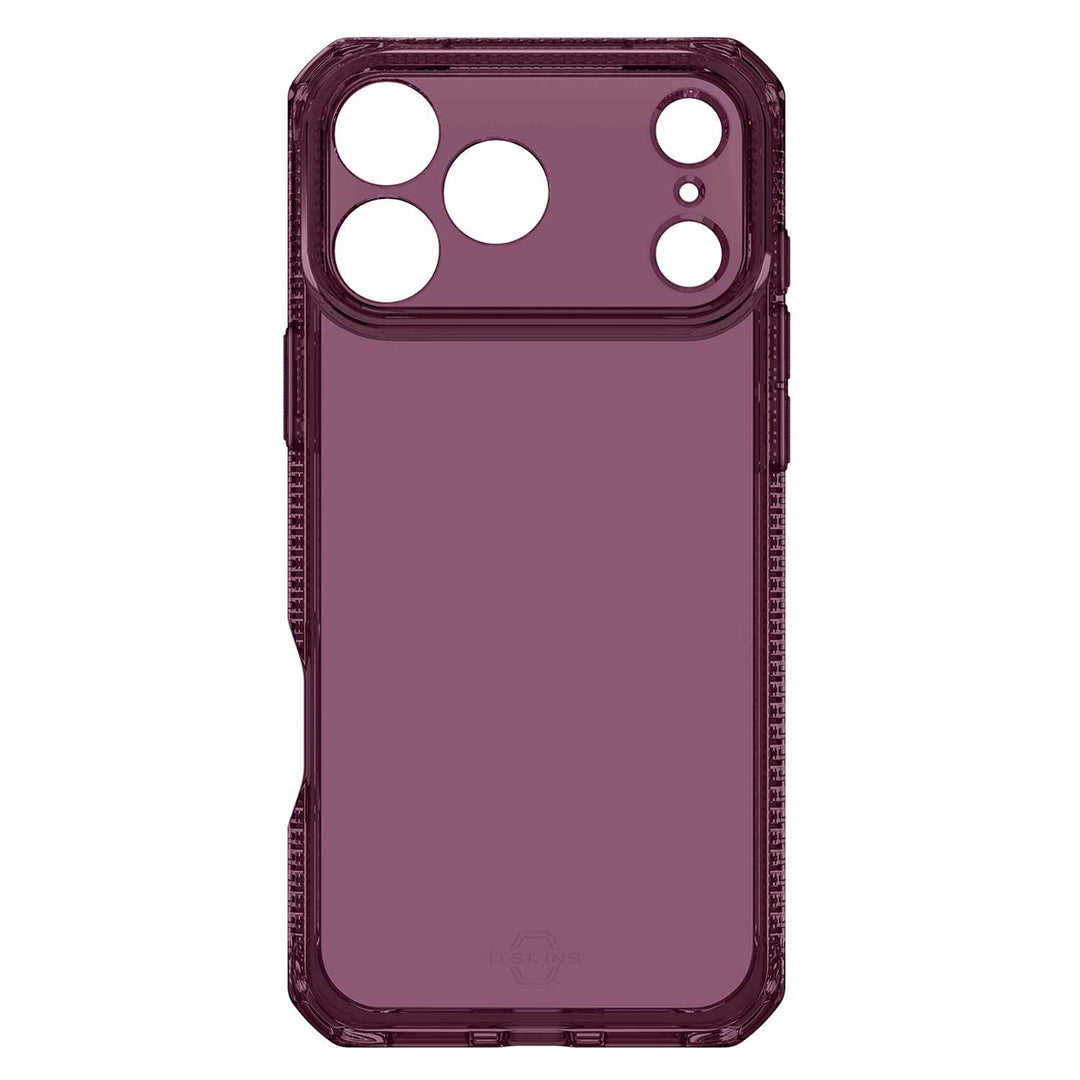 ITSKINS | Spectrum_R Clear Case iPhone 18 Pro /17 Pro - Plum | AP8XSPECMMAH1
