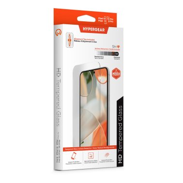 HyperGear | Glass Screen Protector Google Pixel 10/10 Pro/9/9 Pro w/Dust Removal Applicator Tray | 16386