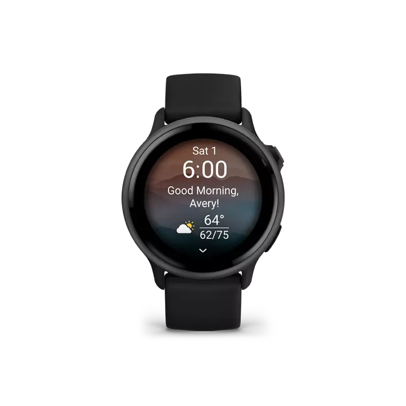 Garmin | vívoactive® 6 GPS Smartwatch and Fitness Tracker - Black | CE010-02985-00