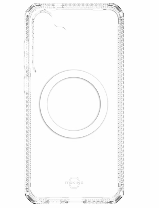 ITSKINS | Hybrid_R Case Compatible w/MagSafe for Samsung Galaxy S25+ - Clear | 120-9164