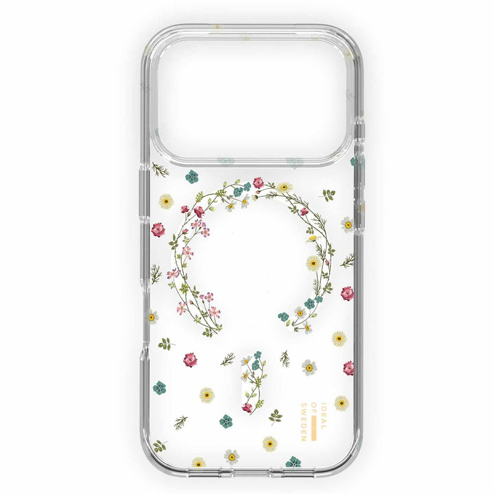 Ideal of Sweden | MagSafe Mid Case Petite for iPhone 17 Pro - Clear Floral | IDCLCMSB-I2561P-507