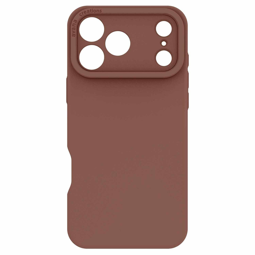 Avana | Velvet MagSafe Case iPhone 17 Pro Max - Mocha | AP7UAVSIKMOCC