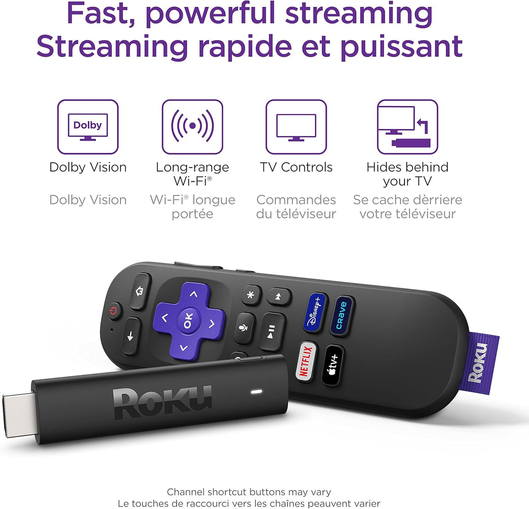 Roku | Streaming Stick 4K Media Streamer with Remote | 3820CA2