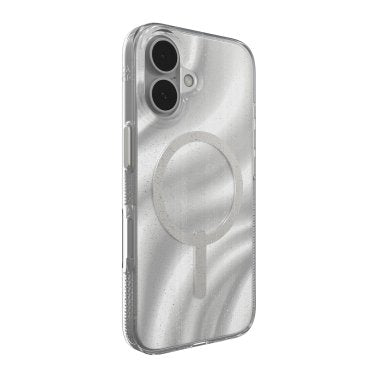 ZAGG | Milan Graphene Snap Case iPhone 16 - Swirl Glitter | 15-13388
