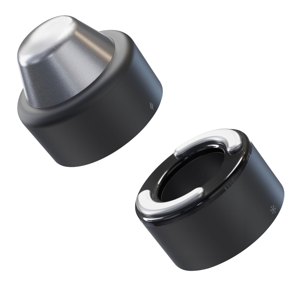 Therabody | Theraface Hot and Cold Rings - Black |  TF02229-01