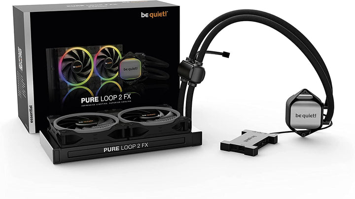 be quiet! | Fan Pure Loop 2 FX 240mm PWM All-in-One CPU Liquid Cooler - ARGB | BW013