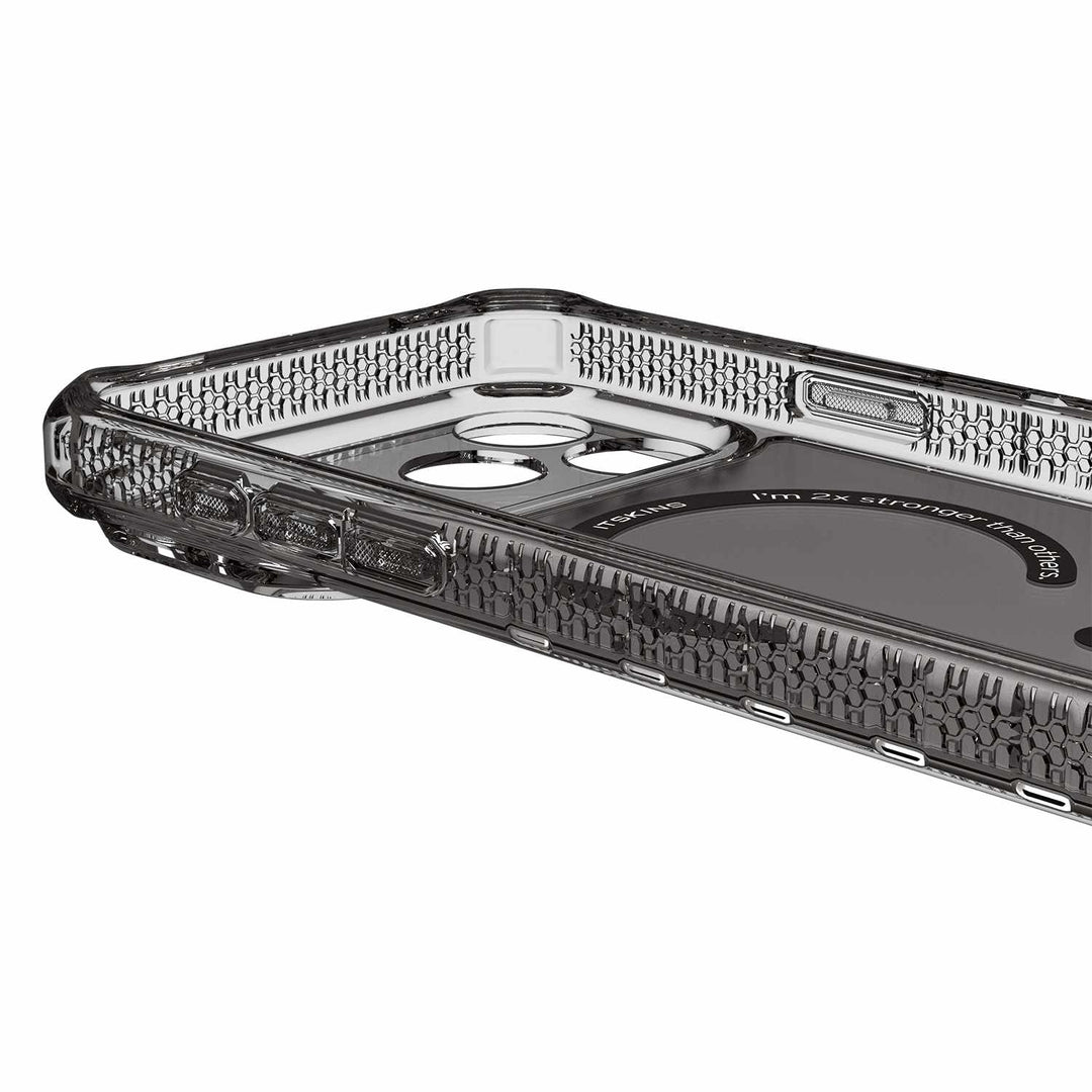 ITSKINS | Hybrid_R Vapor MagSafe Case iPhone 17 Pro Max - Smoke | AP7UHBVARSMOK