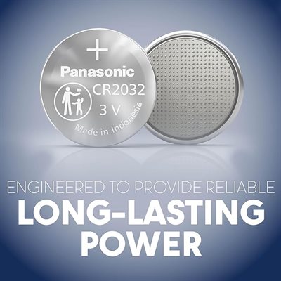 Panasonic | Lithium Coin Batteries 4 Pack | CR2032PA4BL