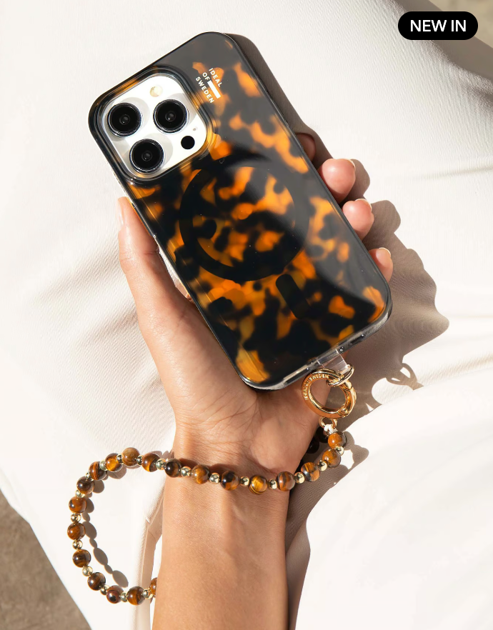 【iDEAL OF SWEDEN】スマホケース クリア iPhone Tortoise Ideal of Sweden | Case Mid MagSafe iPhone 16 Pro - Tortoise
