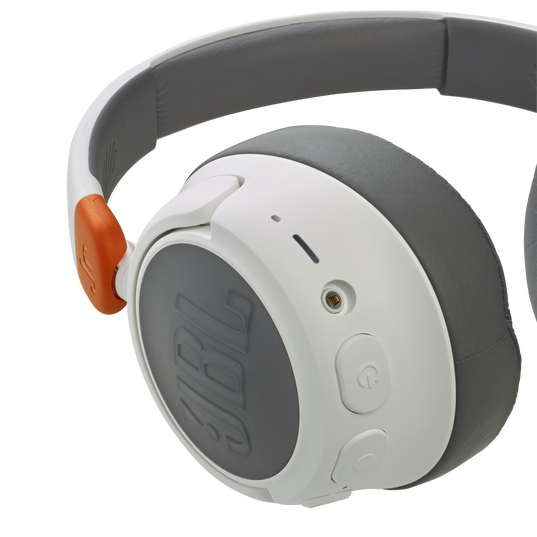 JBL | Junior 460NC Over-Ear Noise Cancelling Bluetooth Kids Headphones - White | JBLJR460NCWHTAM
