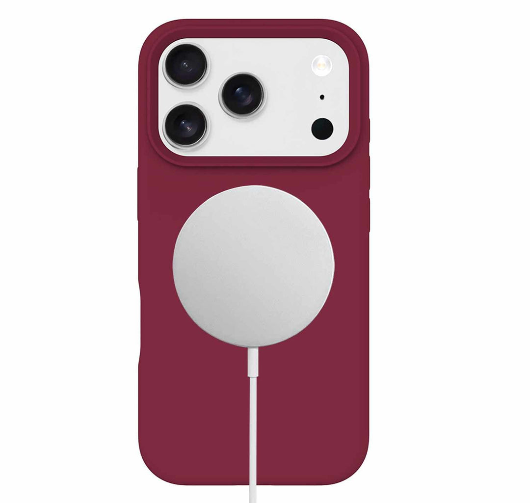 Blu Element | Silicone MagSafe Case iPhone 17 Pro - Cranberry | BESMG17PR5