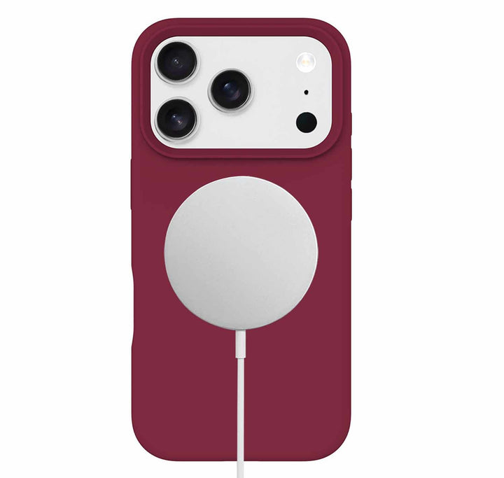 Blu Element | Silicone MagSafe Case iPhone 17 Pro - Cranberry | BESMG17PR5