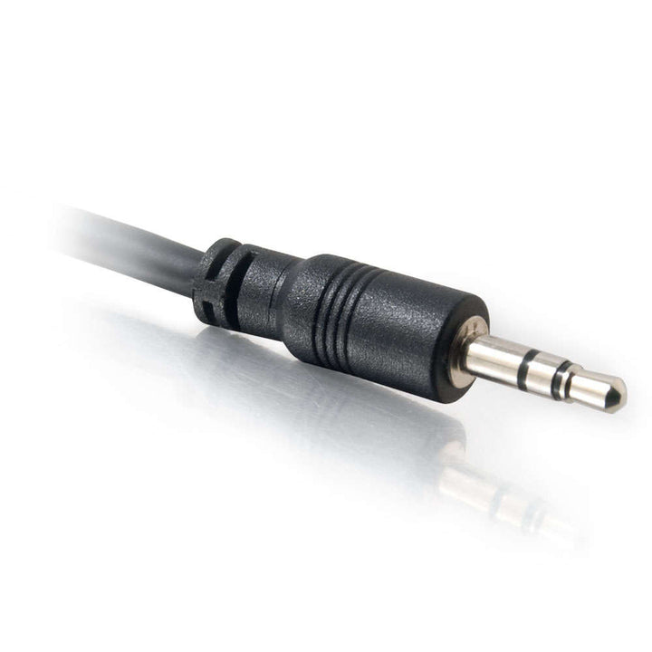 C2G | Stereo Audio Cable With Low Profile Connectors M/M 50ft 3.5mm - In-Wall CMG-Rated  | 40109