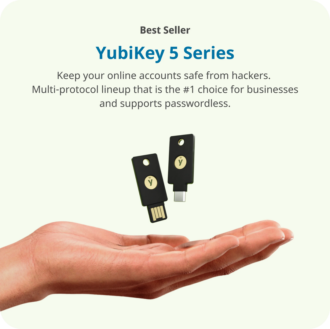 Yubico | YubiKey 5C NFC (Blister Pack) - OATH, OTP, TOTP, Open PGP, HOTP Encryption 8880001041