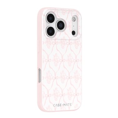 Case-Mate | Trellis Bow MagSafe Case iPhone 18 Pro/17 Pro - Ballet Pink | CM061012