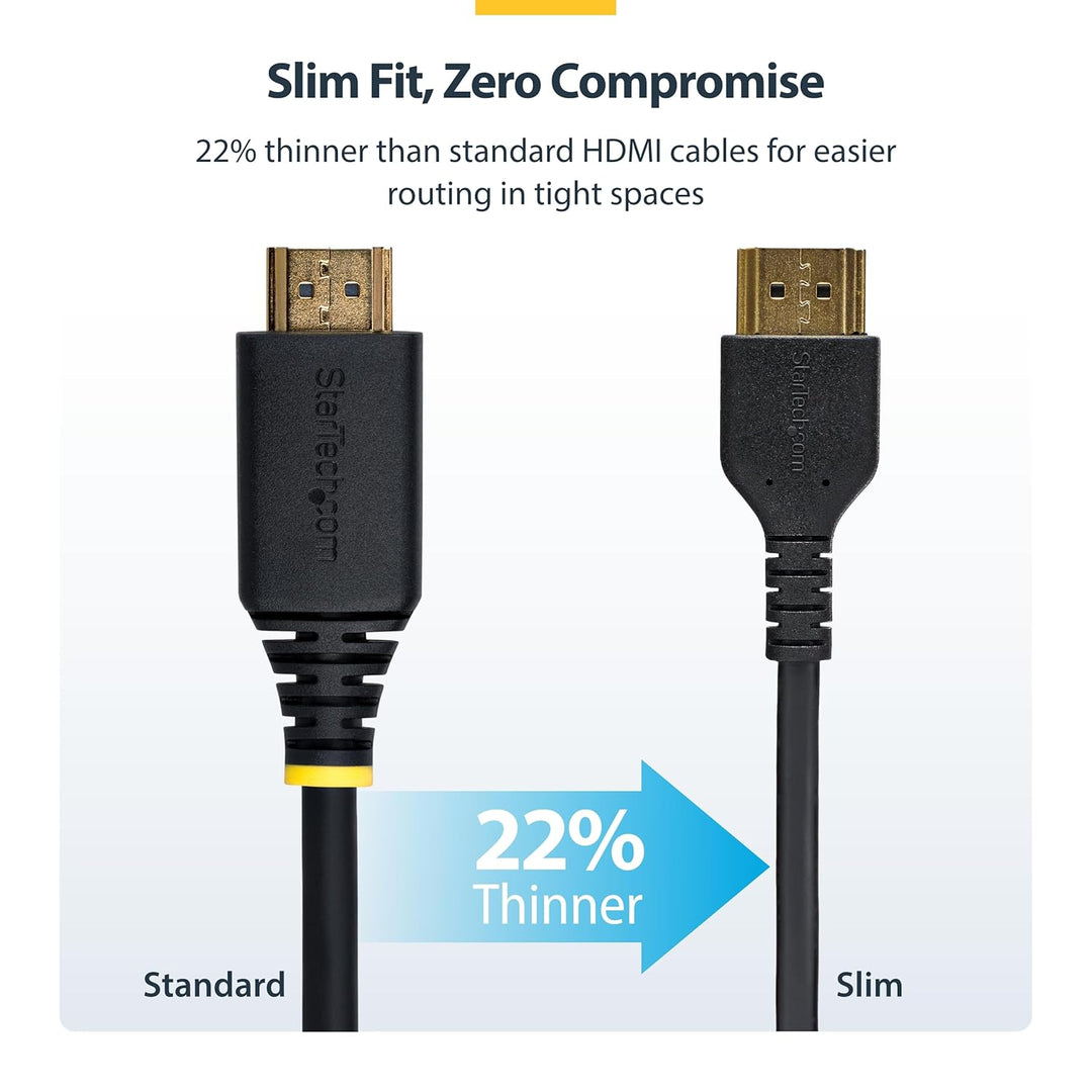 StarTech | Premium Certified HDMI 2.0 with Ethernet 6.6ft/2m | RHDMM2MP