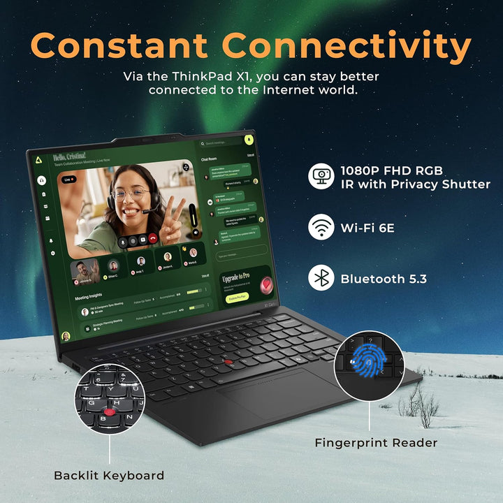 Lenovo | X1 Carbon G13 13" 2.8k OLED 120Hz Ultra 7 265U 16GB DDR5 512GB W11 PRO 1YR  | 21NYS3PY00