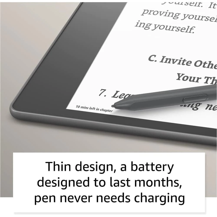 Amazon | Kindle Scribe 16GB 10.2" Digital eReader with Touchscreen & Basic Pen - Tungsten | B09BS5XWNS