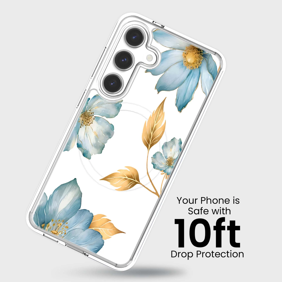 Caseco | Case for Samsung S26 - Blue Wildflower | ED24F3-BW