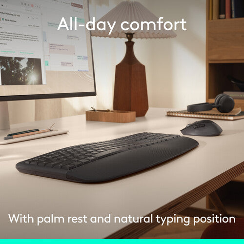 Logitech | Signature Comfort Plus MK880 Wireless Keyboard & Mouse Combo - Black | 920-013968