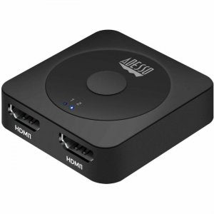 Adesso | Single HDMI to TWO HDMI Splitter - Black | AUH-5100