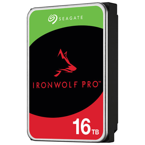 Seagate | IronWolf Pro 16TB 3.5" 7200RPM SATA NAS Internal Hard Drive | ST16000NTA01