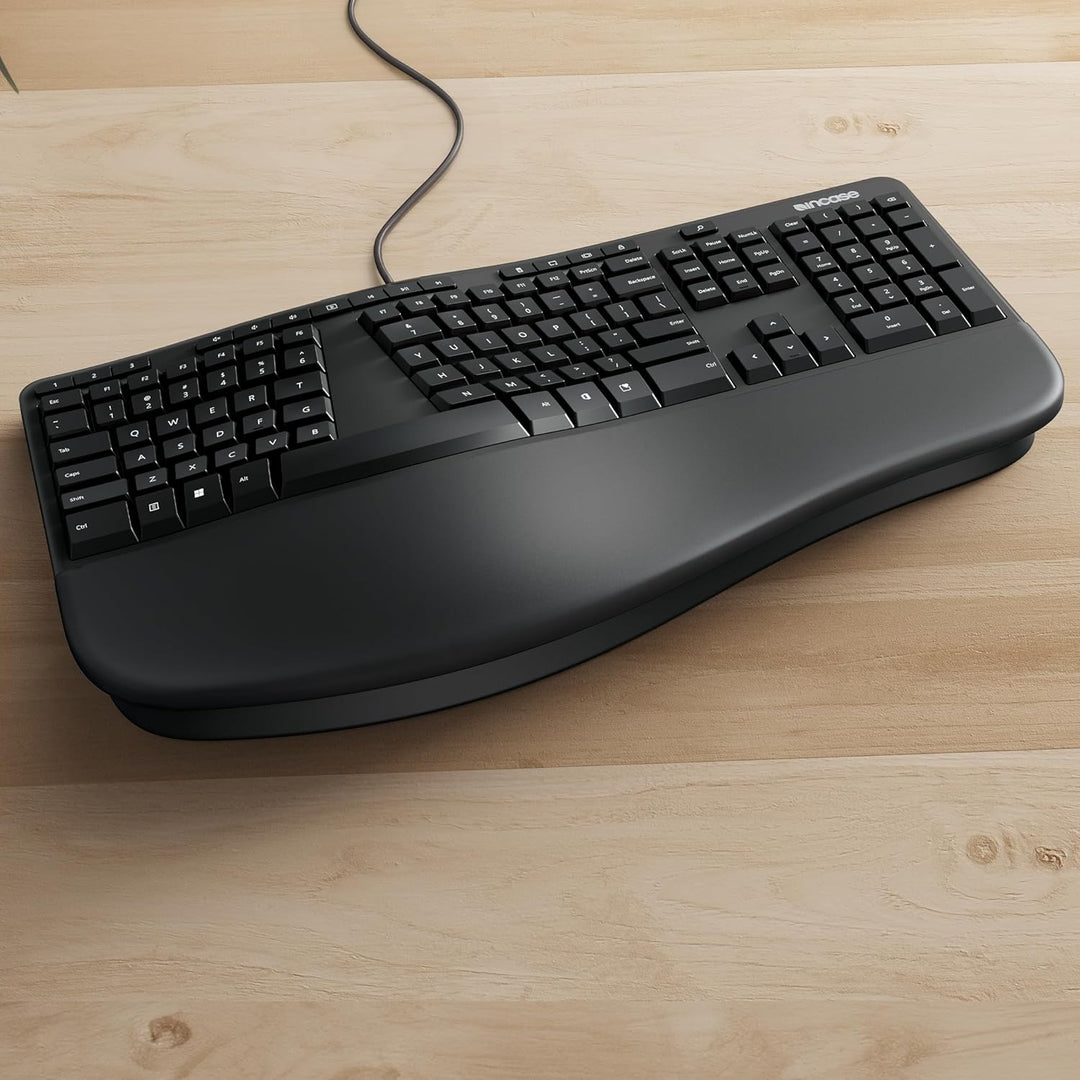 InCase | Ergonomic Keyboard EN Layout Designed by Microsoft - Black | 650450267333