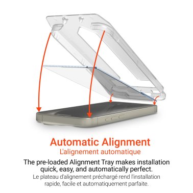 HyperGear | HD Tempered Glass Screen Protector w/ Easy Installation Applicator Tray iPhone 14 Pro | 15-13564