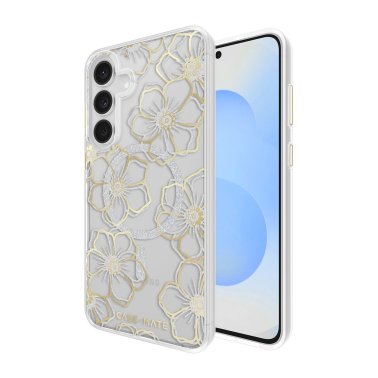 Case-Mate | Floral Gems Case w/Magnets Samsung Galaxy S25 FE - Gold | CM058930