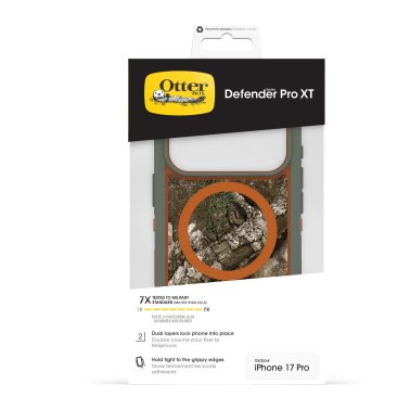 OtterBox | Defender Pro iPhone 17 Pro w/MagSafe + Camera Control Case - Realtree | 77-98428