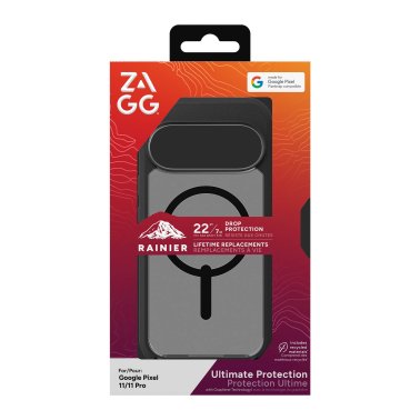 ZAGG | Graphene Rainier Snap Case Google Pixel 11/11 Pro - Black | 702321948