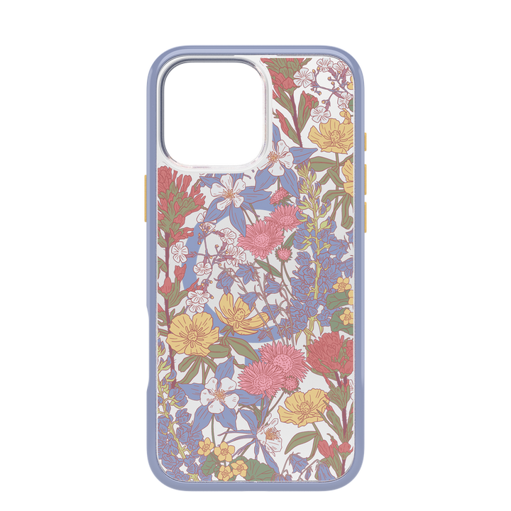 OtterBox | Symmetry w/ MagSafe Series Case iPhone 16 Pro Max - Purple Wildflowers | 77-96420