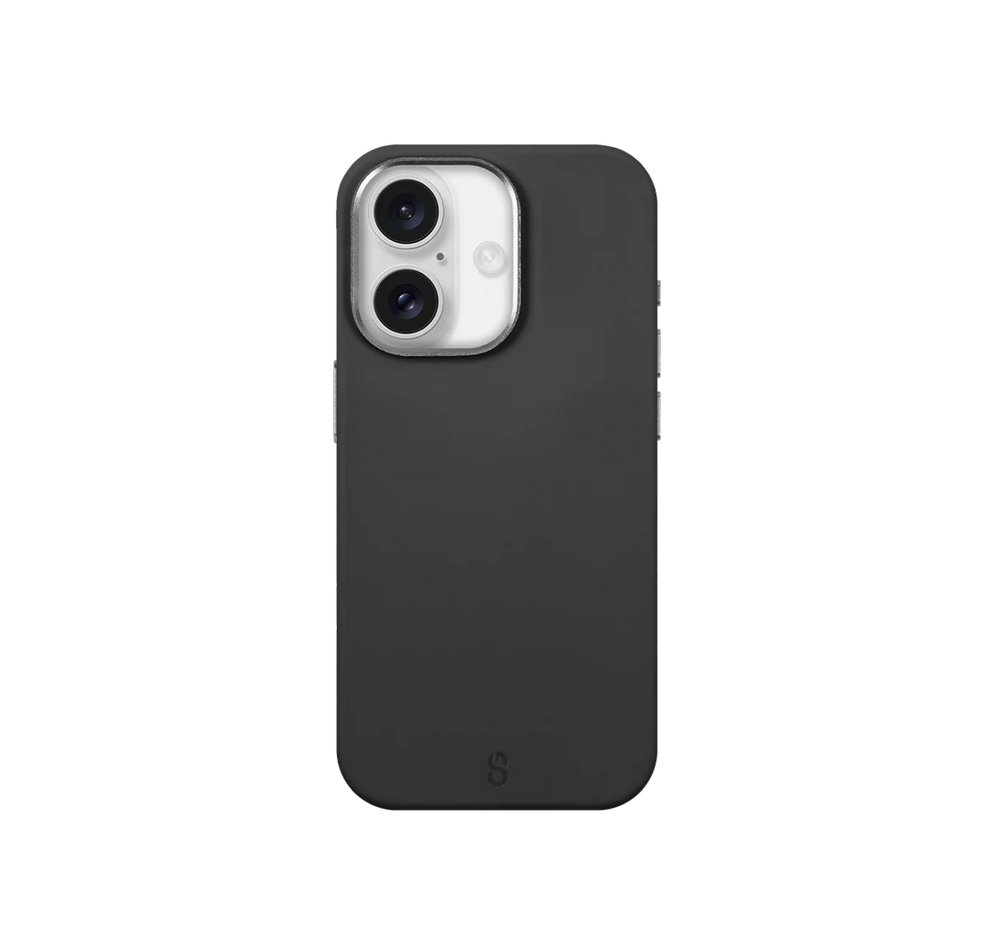 LOGiiX | Vibrance Silicone Case for iPhone 16 - Black | LGX-13811