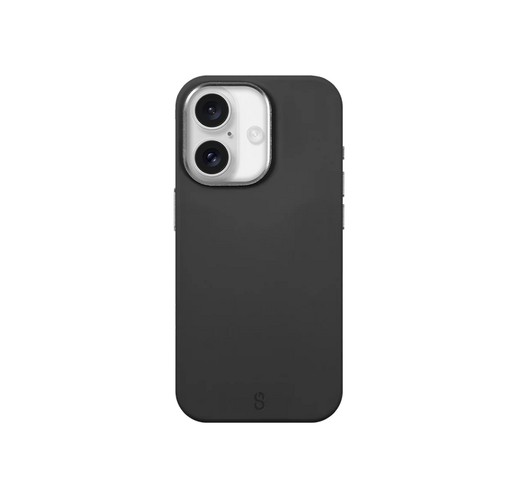 LOGiiX | Vibrance Silicone Case for iPhone 16 - Black | LGX-13811