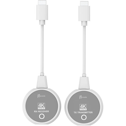 J5create | ScreenCast 4K Wireless Display Extender - White | JVAW75