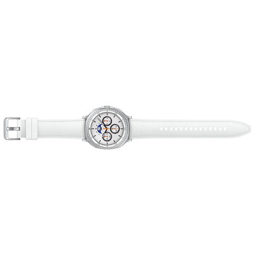 Samsung | Galaxy Watch8 Classic 46mm LTE Smartwatch - White | SM-L505FZWAXAC