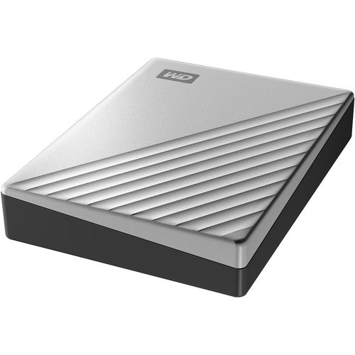 WD | My Passport Ultra 4TB USB-C Portable External Hard Drive for Mac - Silver | WDBPMV0040BSL-WESN