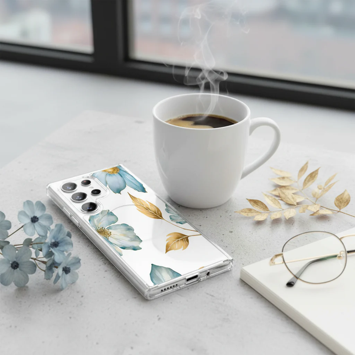 Caseco | Case for Samsung S26 Ultra -  Blue Wildflower | ED24F4-BW