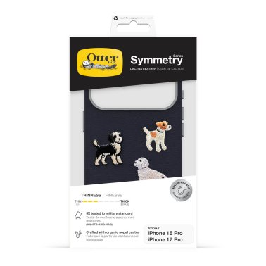 Otterbox | Symmetry Cactus Leather iPhone 18 Pro/17 Pro Embroidery MagSafe Case - Baskerville | 77-001184