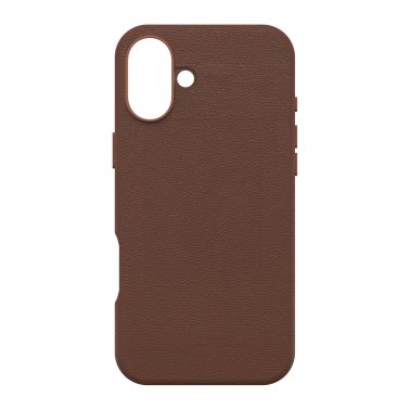 OtterBox | Symmetry Cactus Leather w/MagSafe Case iPhone 16 Plus - Brown Rich Adobe | 77-96287