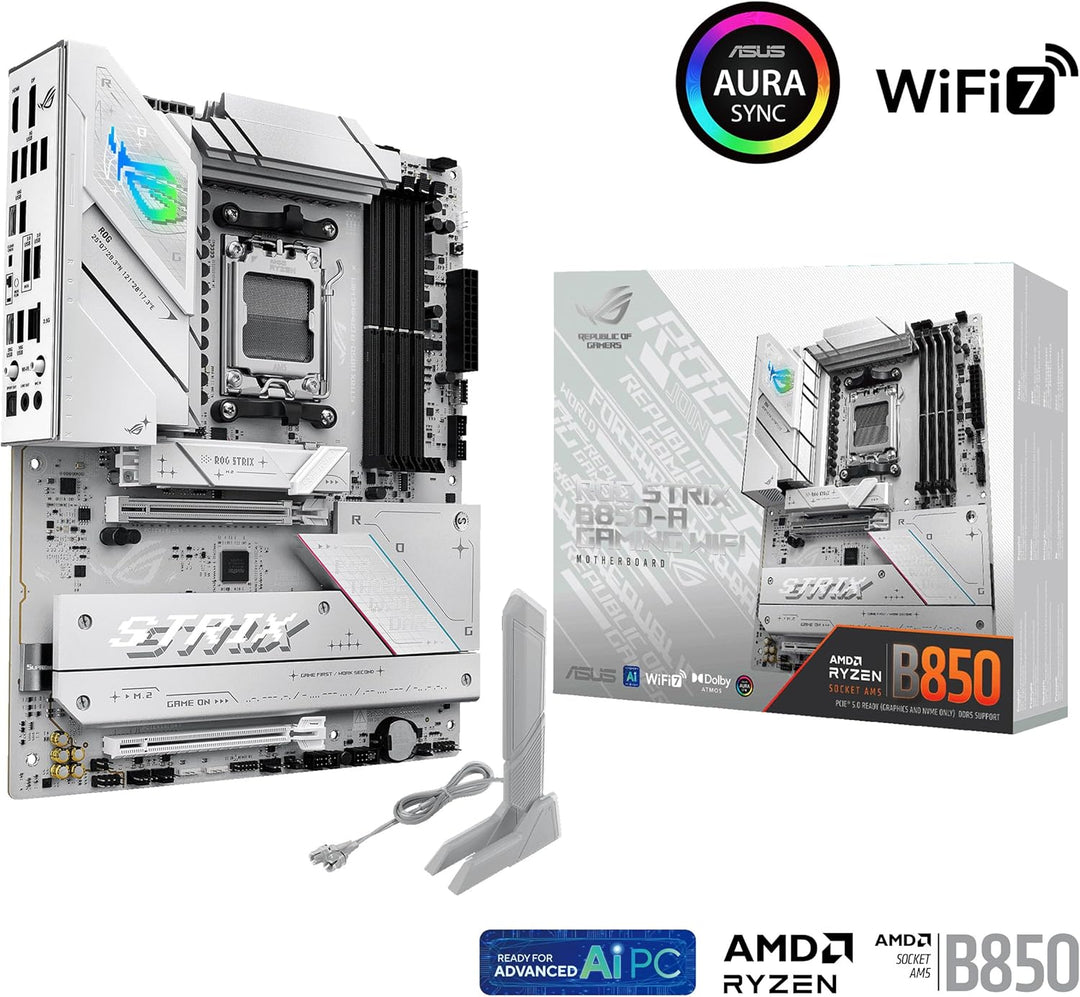 ASUS | Motherboard ROG STRIX B850-A GAMING WIFI B850 AM5 192GB DDR5 ATX ASUS Motherboard ROG STRIX B850-A GAMING WIFI B850 AM5 192GB DDR5 ATX ROG STRIX B850-A GAM WIFI