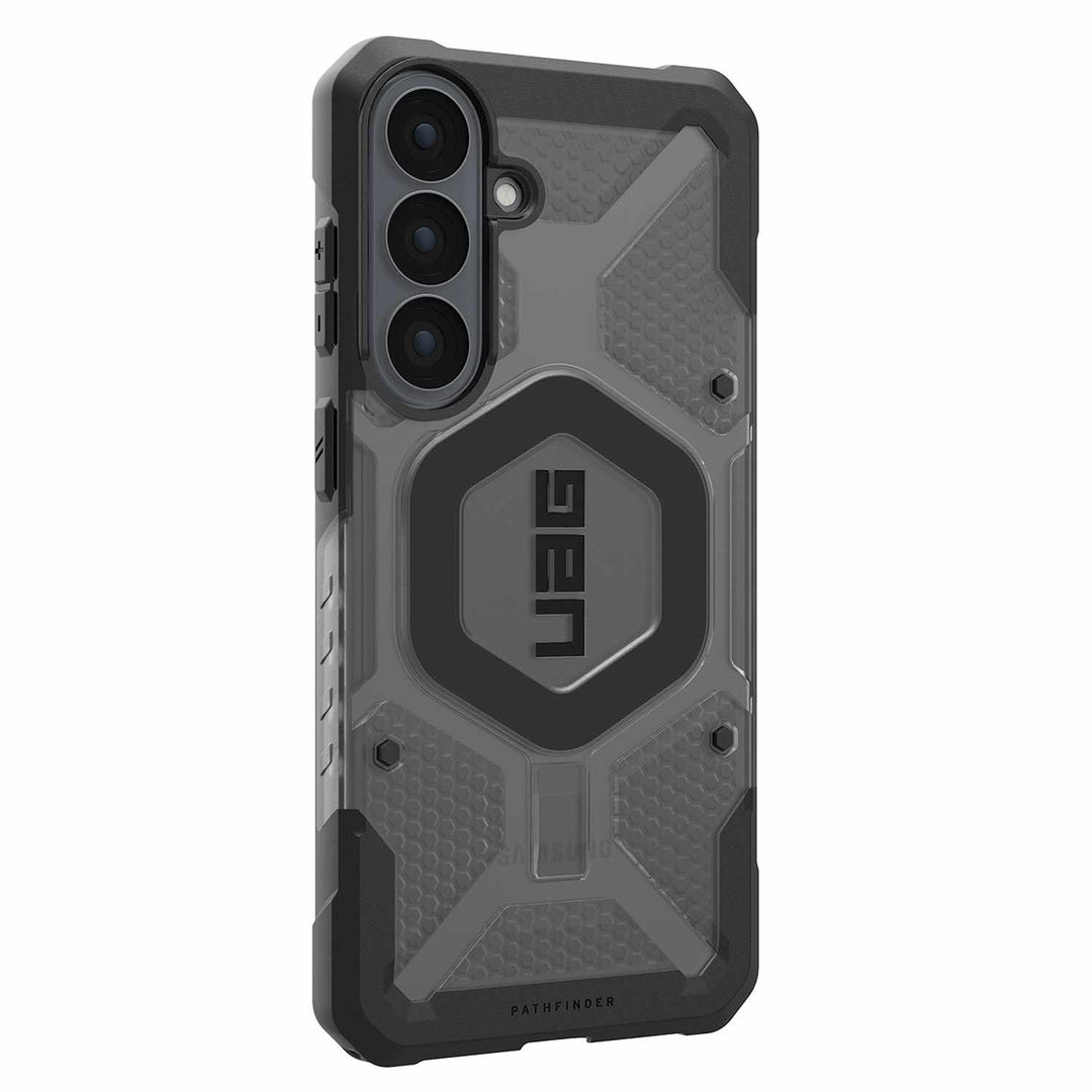 UAG | Pathfinder Rugged Case Clear w/Magnets for Samsung Galaxy S26 FE - Ash/Black | 214567113140