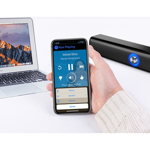 Adesso | Xtream S6 Bluetooth and 3.5mm Stereo Multimedia Soundbar Speaker - Black | XTREAM S6